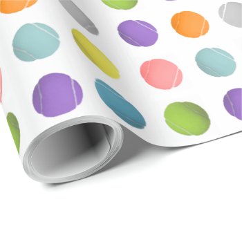 Tennis Gift Wrapping Paper by ebbies at Zazzle