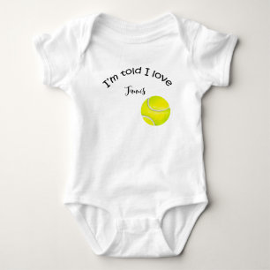 Tennis gifts for Baby Shower for Tennis Player Bab Bodysuit