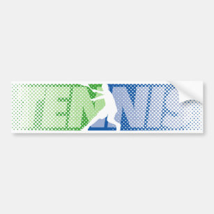 Tennis Gifts for players and fans bumper sticker