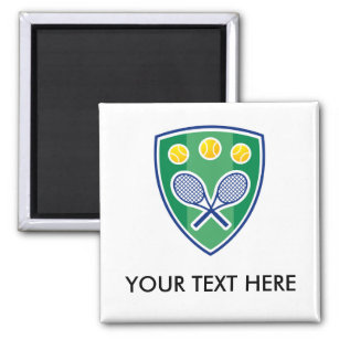 Tennis gifts for players teams leagues magnet