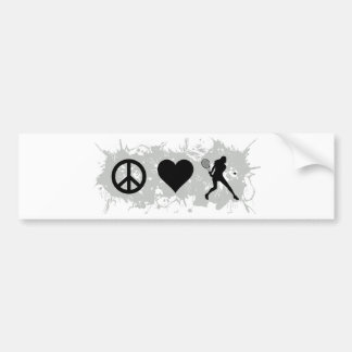 Tennis Girl 3 Bumper Sticker