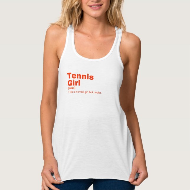Tennis Girl - Tennis Tank Top (Front)