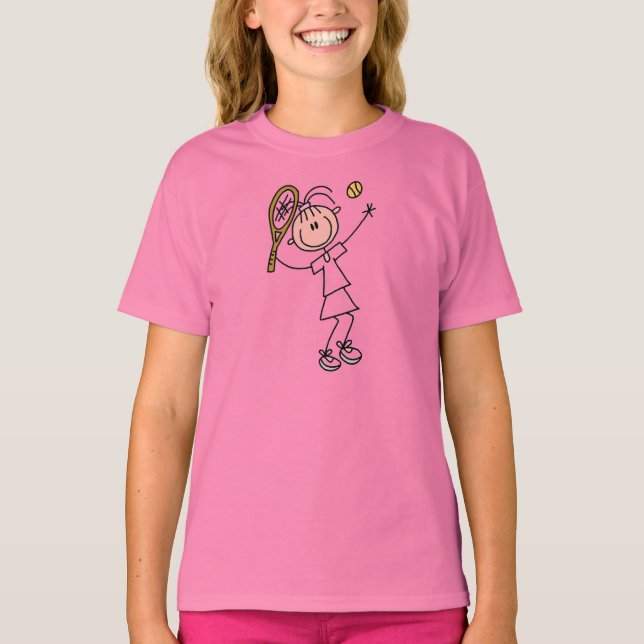 Tennis Girl Three T-Shirt (Front)