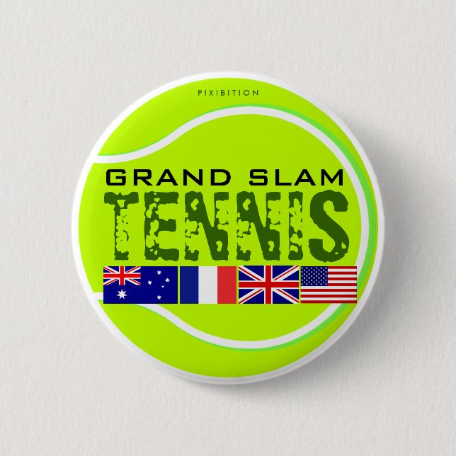 Tennis Grand Slam Button (Front)