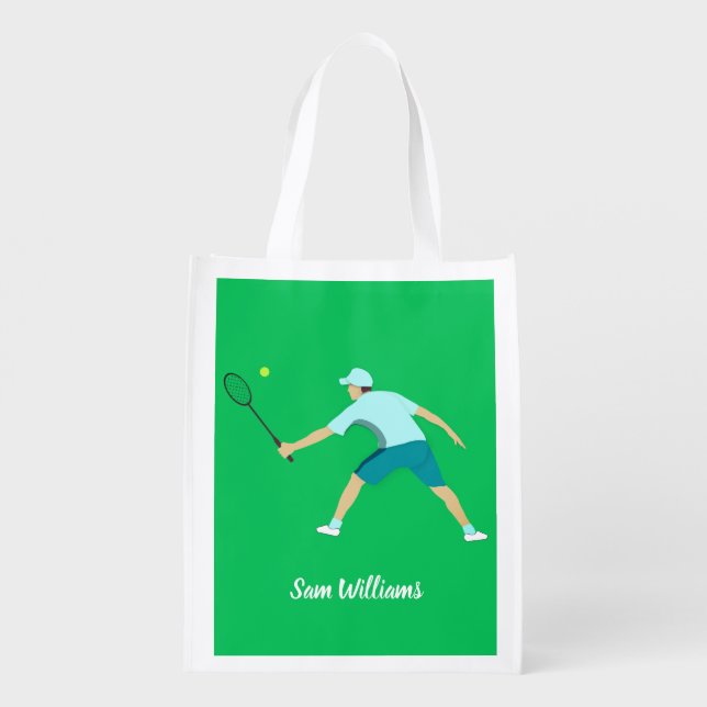 Tennis Grocery Bag (Back)