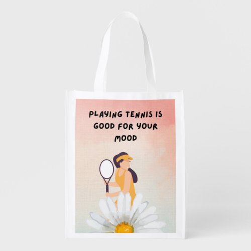 Tennis Grocery bag for Tennis Player Tournament