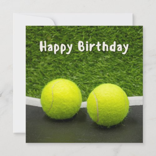 Tennis Happy Birthday  