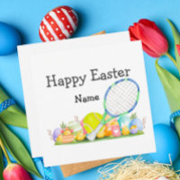 Tennis Happy Easter for Tennis Player 