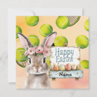 Tennis Happy Easter for Tennis Player