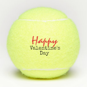Tennis Happy Valentine's Day Tennis Balls