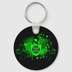 tennis. hi-fi. keychain