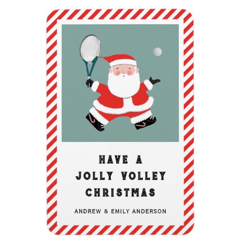 Tennis Holiday Gift Card Magnet