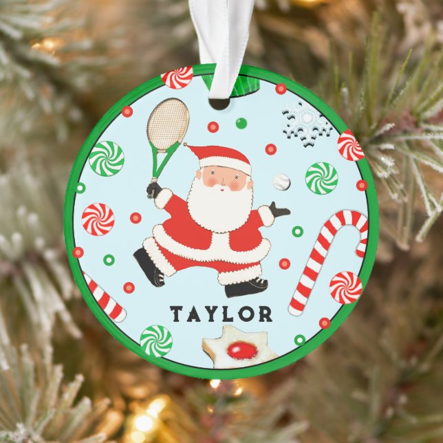 Tennis Holiday Gift Ornament (Tree)