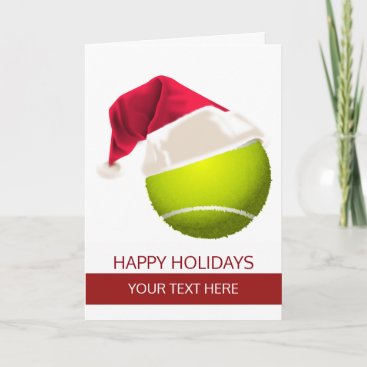 tennis Holiday Greeting Cards
