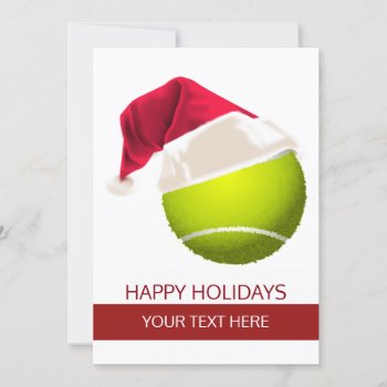 Tennis Holiday Greeting Cards by XmasMall at Zazzle