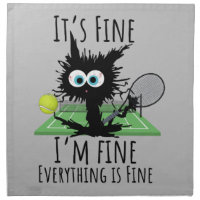 Tennis I am fine everything is fine funny 