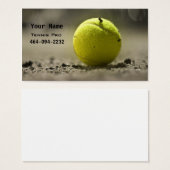 Tennis Instruction (Front & Back)