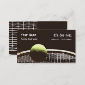 Tennis Instruction Business Card (Front/Back)