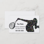 Tennis Instructor Business Card (Front/Back)