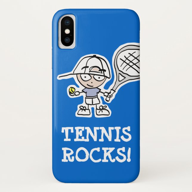 Tennis iphone case for boys (Back)
