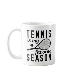 Tennis Is My Favorite Season Coffee Mug