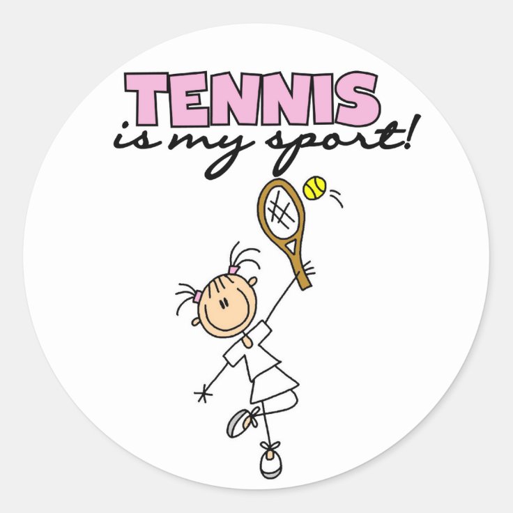 Tennis is My Sport Stickers | Zazzle