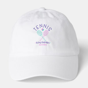 Tennis Is My Therapy Custom Sport Hat Cap Gift