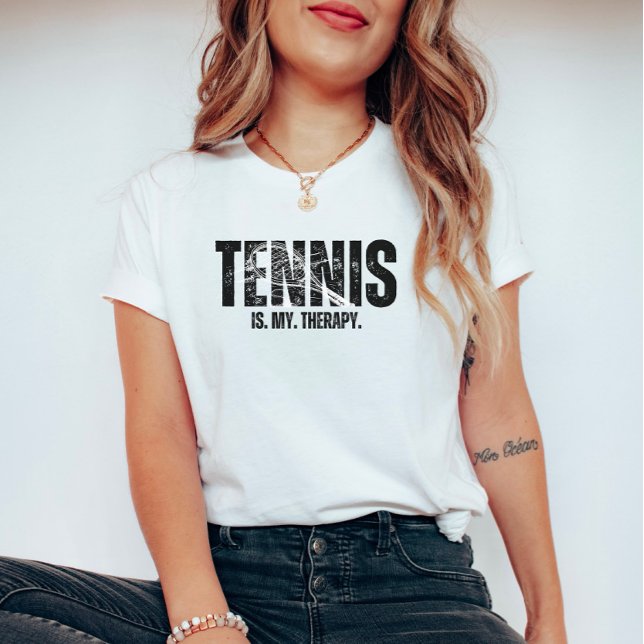 Tennis is my therapy T-Shirt (Creator Uploaded)