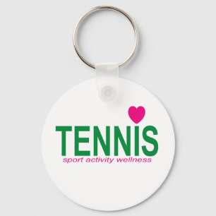 Tennis Keychain