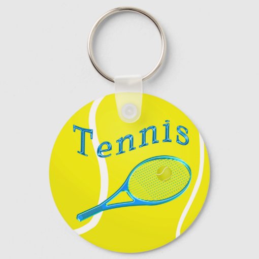 TENNIS KEYCHAINS Personalized Tennis Team Gifts Zazzle