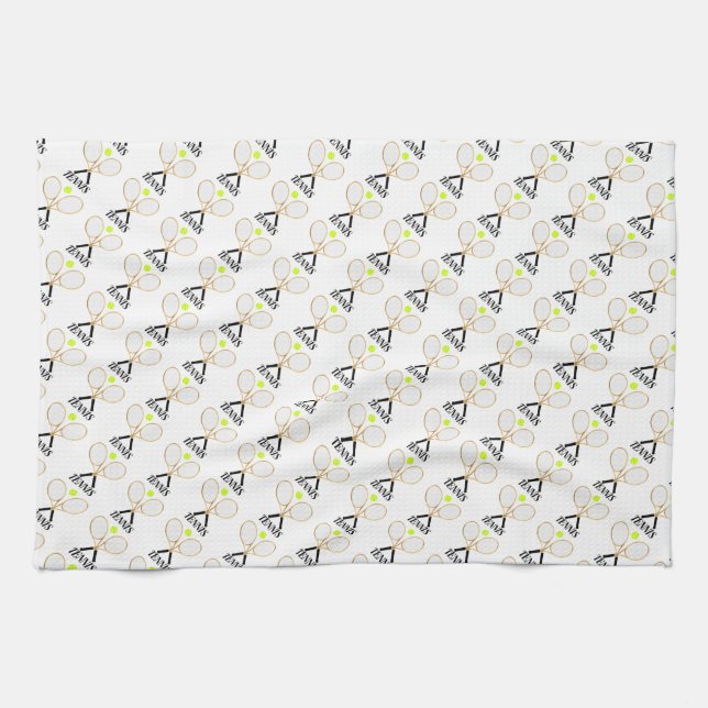 Tennis Kitchen Towel (Horizontal)