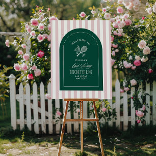 Tennis Last Swing Before The Ring Bachelorette Foam Board