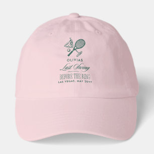 Tennis Last Swing Before The Ring Bachelorette Hat