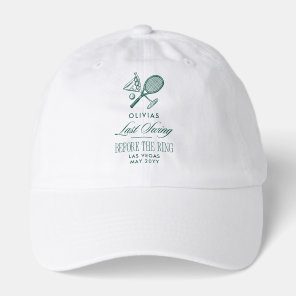 Tennis Last Swing Before The Ring Bachelorette Hat