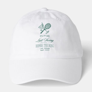 Tennis Last Swing Before The Ring Bachelorette Hat