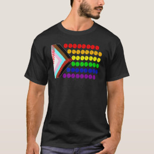Tennis Lgbt Flag Pride Matching Proud Gay Lesbian T-Shirt