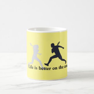 Tennis life is better on the court with player coffee mug