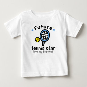 Tennis Like Brother Baby T-Shirt