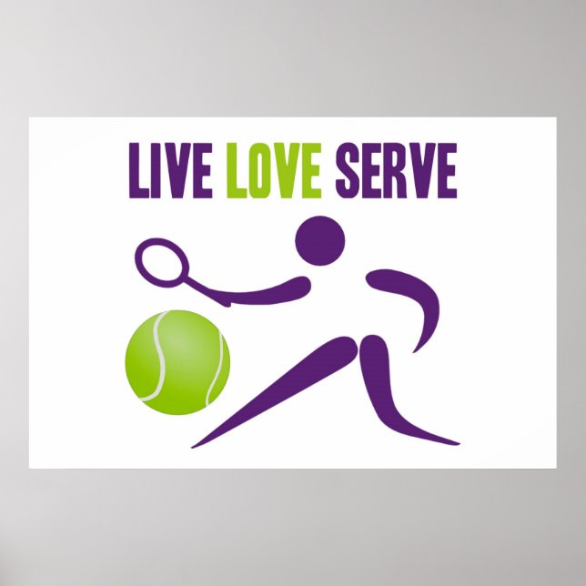 Tennis: Live. Love. Serve. Poster (Front)