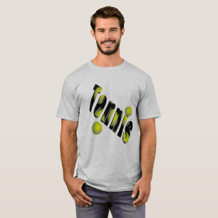 Tennis Logo And Balls, T-Shirt