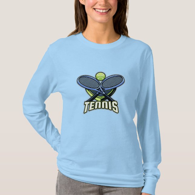 Tennis Long Sleeve Women’s T-Shirt (Front)