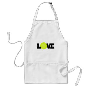 Tennis Love Adult Apron