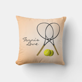 Tennis Love American  Mojo Throw Pillow