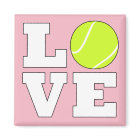 Tennis Love Custom Color Magnet for Tennis Players