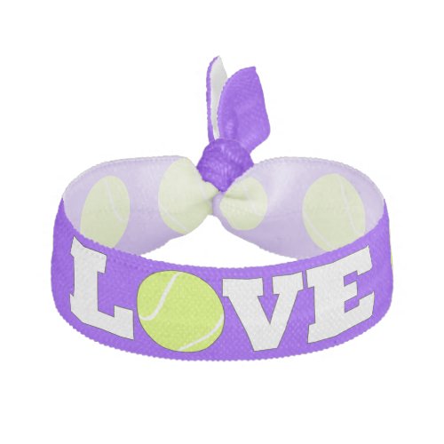 Tennis Love Custom Color Tennis Player Hairtie