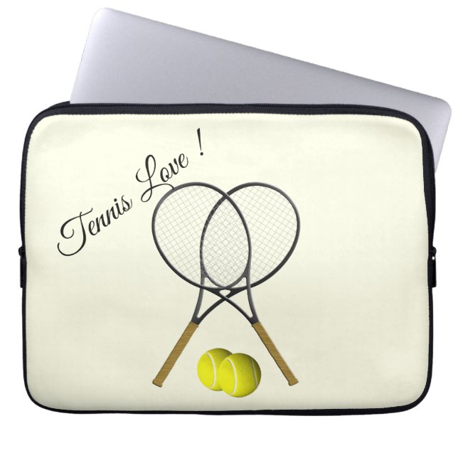 Tennis Love Doubles  Laptop Sleeve (Front)