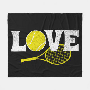 Tennis Love Fleece Blanket