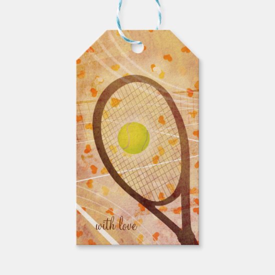 Tennis Love Gift Tags