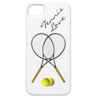 Tennis Love IPhone 5  Case iPhone 5 Cases