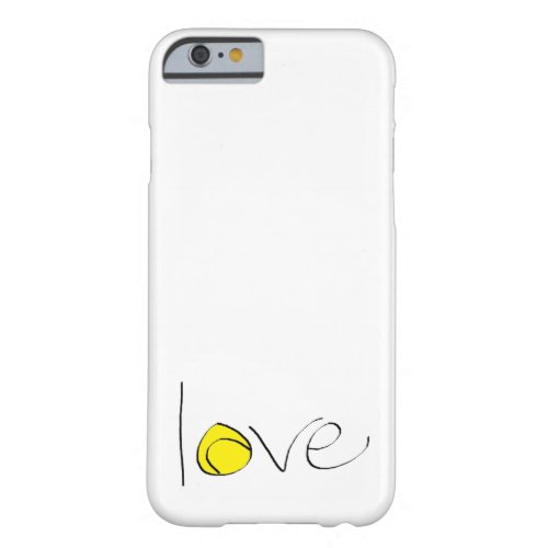 Tennis Love iPhone 6 Barely There Case small